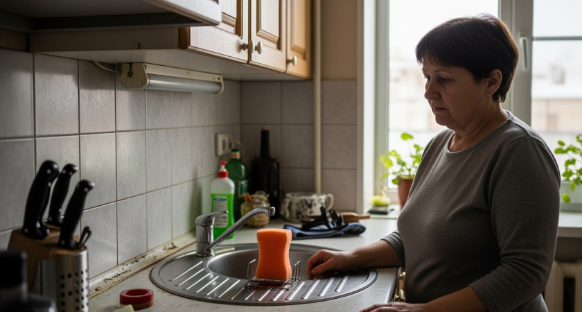 Всю жизнь мыла посуду неправильно — оказывается, цвета губки имеют конкретное назначение