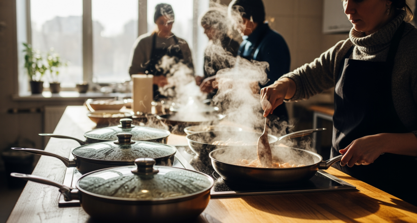 Добавьте 1 стакан этого в воду — стеклянные крышки от кастрюль засияют идеальной чистотой без следов жира и налета