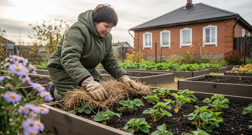 Клубника переживёт любые морозы: три обязательных шага перед холодами — защита, которую нельзя пропускать