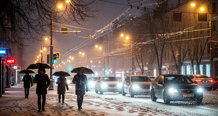 Ночной удар стихии: Москву накроет снегопадом с гололедицей к 3 часам ночи