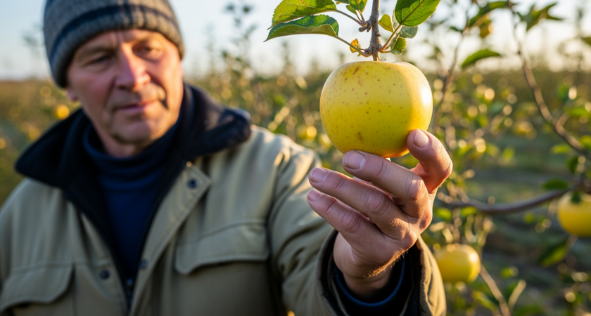 Ноябрьская обработка деревьев, которая решает три проблемы: кора остается чистой, вредители не просыпаются, а наросты исчезают до весны