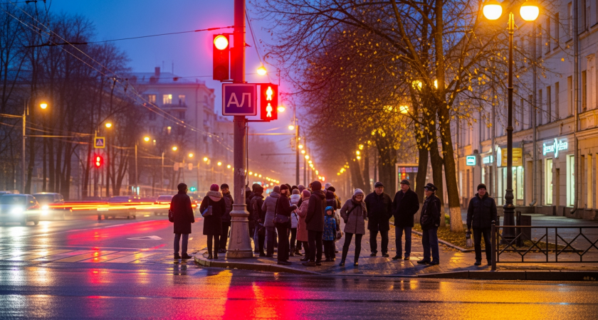 В ГАИ объяснили: что делать водителю, который не успел проехать перекресток до включения красного света