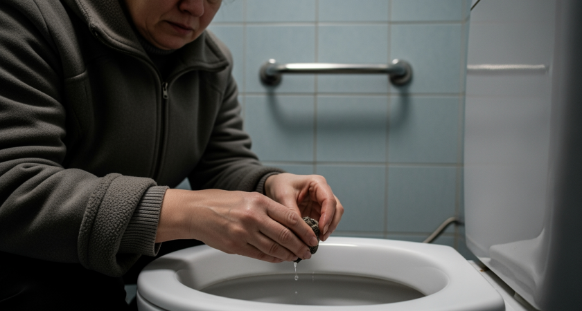 Каждое утро оставляю чайный пакетик в унитазе - хитрость, которой меня научила уборщица отеля