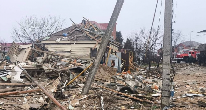 Взрыв газовоздушной смеси прогремел на улице Маяковского в Алексеевке
