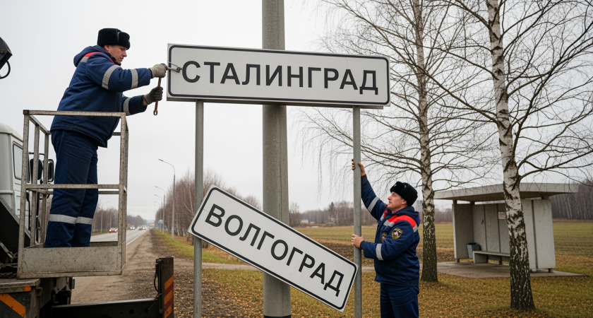 Волгоград стал Сталинградом на сутки: дорожные знаки сменили к 83-й годовщине разгрома вермахта