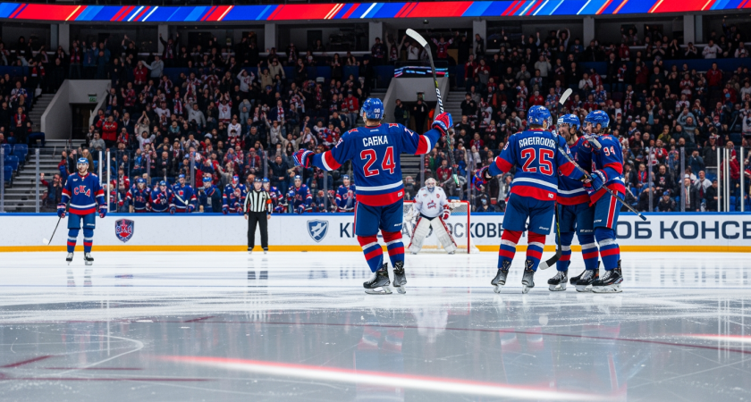 СКА разгромил ЦСКА 4:1 и выбил армейцев из зоны плей-офф КХЛ