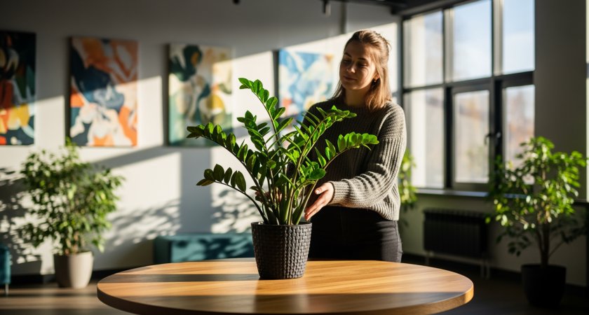 Поливаю замиокулькас этим раствором раз в месяц - растение не узнать: молодые побеги один за другим