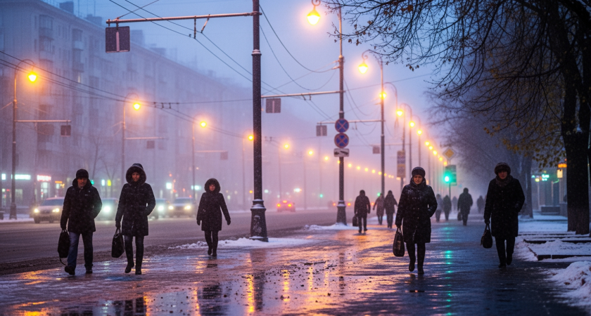 Москву накроет снегопадом: синоптики предупредили о гололедице и налипании мокрого снега