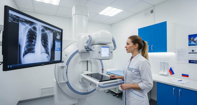 Четвертый за год: в Подольской поликлинике установили новый цифровой рентген-аппарат