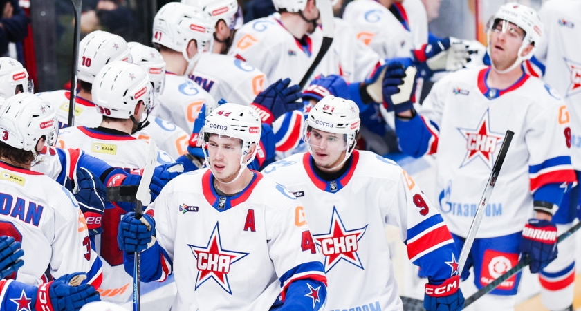 СКА разгромил Северсталь 6:4, прервав победную серию череповчан из пяти матчей