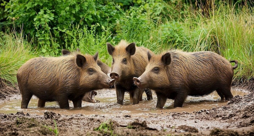 Дикие кабаны атакуют дворы Подмосковья: популяция выросла до 650 особей, скорость — 40 км/ч