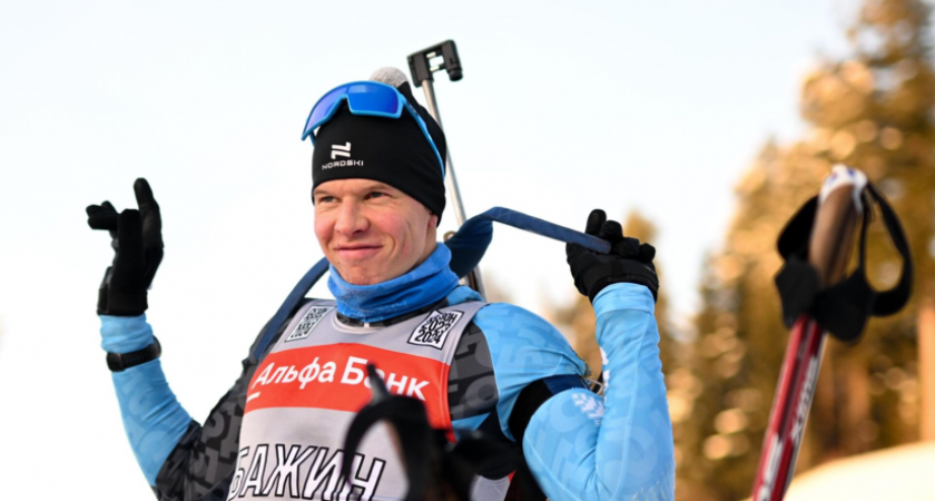 Бажин без промахов обошёл всех в гонке преследования: россиянин прервал белорусскую серию в Ханты-Мансийске