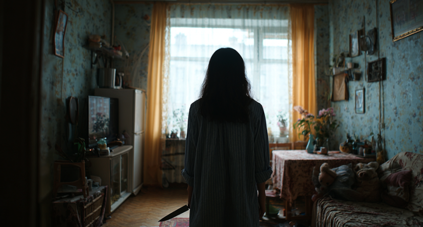 14-летняя девочка с другом нанесли ножом удары в голову матери и спрятали тело в подвале