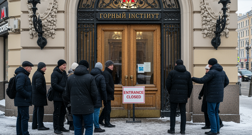 Станцию метро «Горный институт» закрыли на неделю из-за поломки эскалаторов