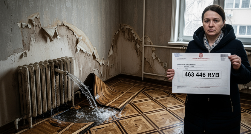 Кудрявцева заплатит 463 тысячи за взорвавшуюся батарею: ковры плавали в кипятке