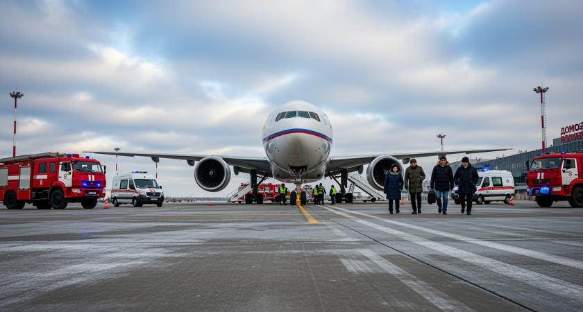 Boeing-777 с 425 пассажирами экстренно вернулся в Домодедово после отказа двигателя