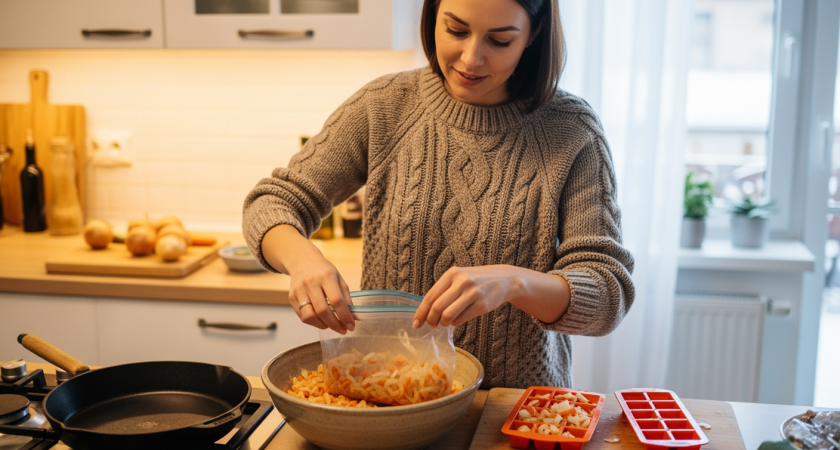 Перестала тратить время на зажарку перед каждой варкой супа - использую метод, который знают все профессионалы