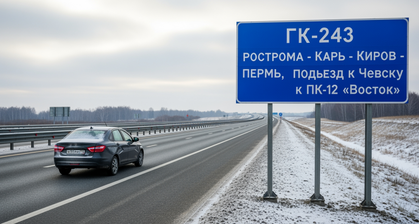 29 километров трассы М-7 под Казанью получили новое имя — теперь это Р-243