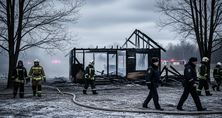 65-летний калининградец поджег дом соседки из-за долга и убил 4-летнего ребенка