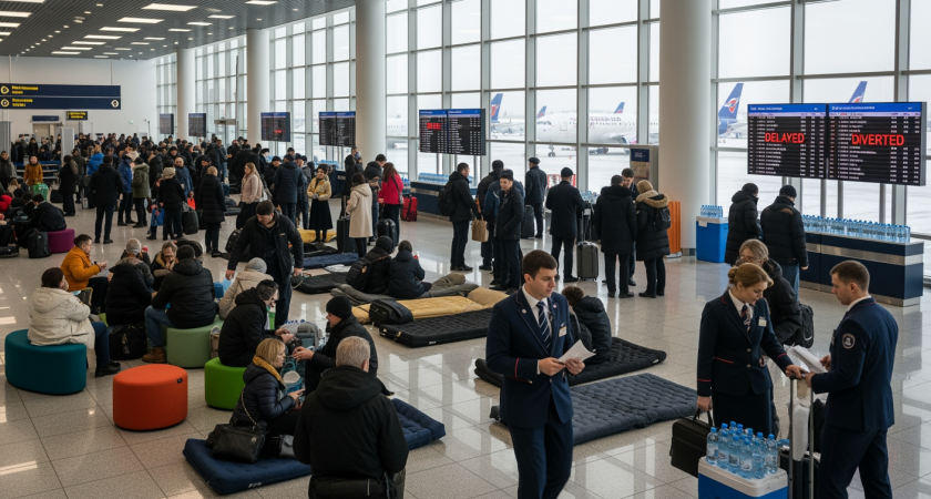 15 самолетов экстренно сели в Нижнем Новгороде после атаки 40 дронов на Москву