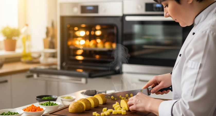 Забыла про вареную картошку в салате: повар ресторана поделился секретом, как готовить праздничное блюдо по-настоящему вкусно
