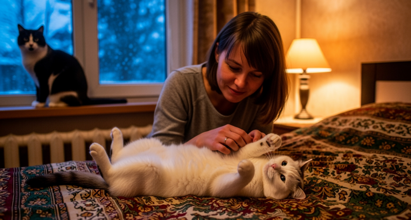 Что чувствуют уличные коты когда их берут в дом. Вы будете удивлены