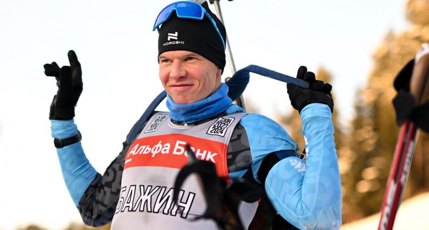 Бажин выиграл масс-старт в Тюмени с минимальным отрывом
