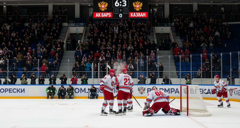 Ак Барс разгромил Салават Юлаев 6:3, одержав пятую победу подряд