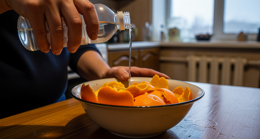 Лимонные кожурки в уксусе — простой способ, который экономит мне весь сезон: хозяйки в восторге от этого трюка