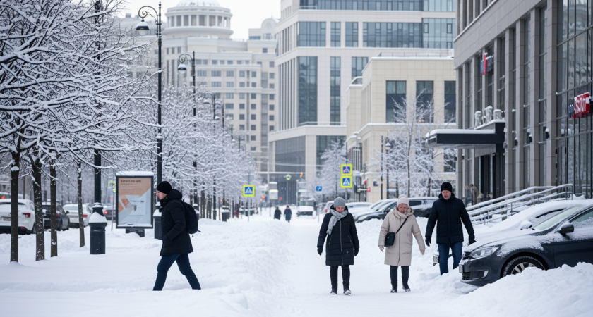 Москву завалит снегом: сугробы вырастут до 24 см за праздники