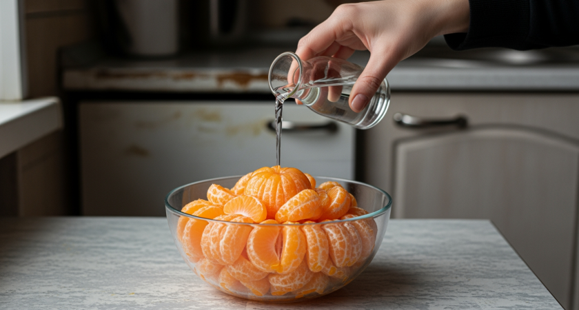 Апельсиновые корки с уксусом — простой ход, который я применяю всю зиму и не жалею о находке