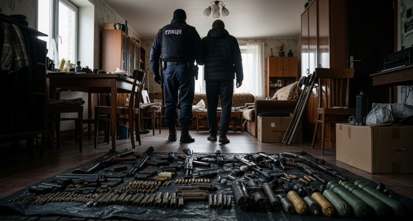 ФСБ задержала членов группы Белхороева с арсеналом оружия в трех регионах