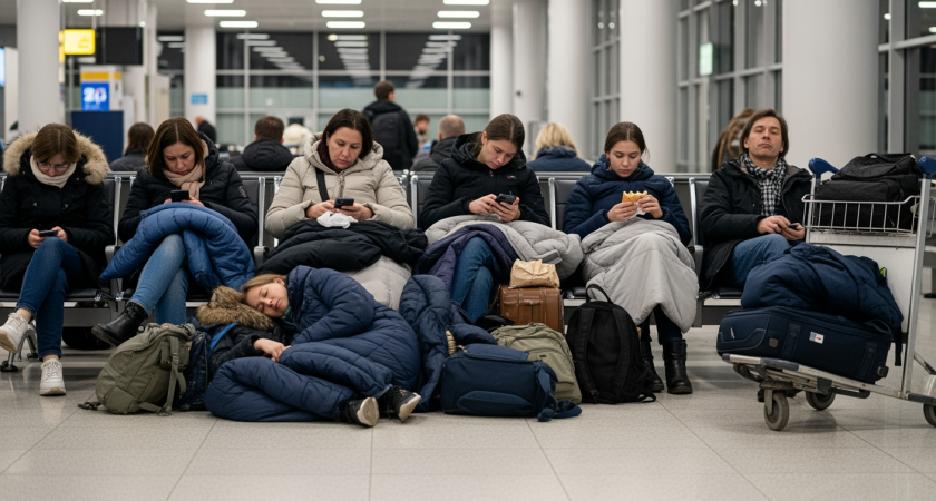 19 часов в аэропорту: туристы застряли в Шереметьево перед Новым годом