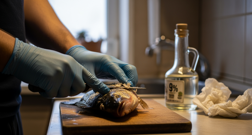 Чищу рыбу голыми руками без грязи: португальский трюк, который экономит время на уборке кухни