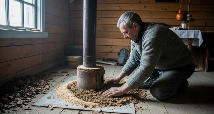 Деревенский секрет утепления потолка в бане, который превосходит все современные материалы