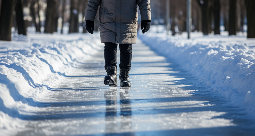 Три капли на каблук - и скользкий лед становится моим асфальтом на целый месяц