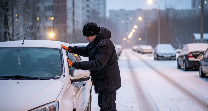 Забыл о скребке: одна хитрость спасает ледяные стекла машины за минуту без усилий