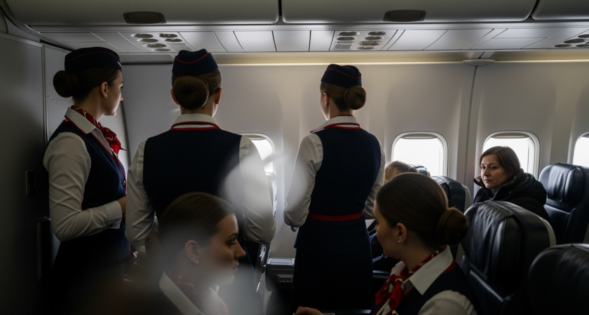 Пассажир умер на борту перед вылетом Саратов-Москва