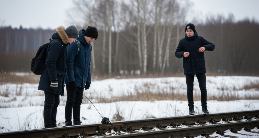 Троих подростков задержали за поджог на железной дороге по заданию из Telegram