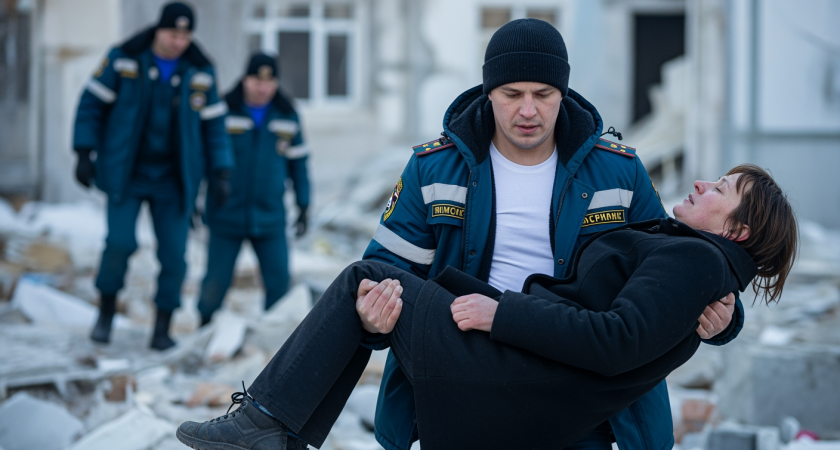 Взрыв газа в Уссурийске: спасатели извлекли троих из-под завалов