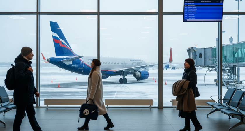 Аэропорт Саратова возобновил полеты после введения ограничений безопасности