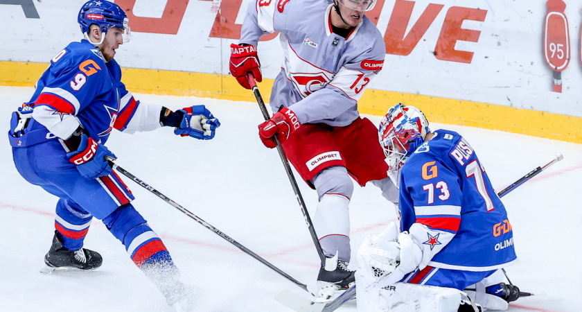 Коростелев и Пивчулин спасли «Спартак»: красно-белые совершили камбэк и третий раз в сезоне одолели СКА