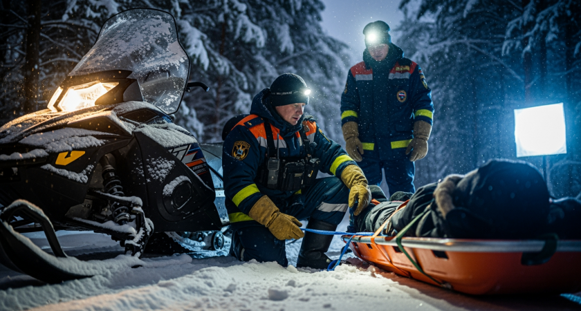 46-летний лыжник провел часы на морозе, сбившись с маршрута «Горного воздуха»