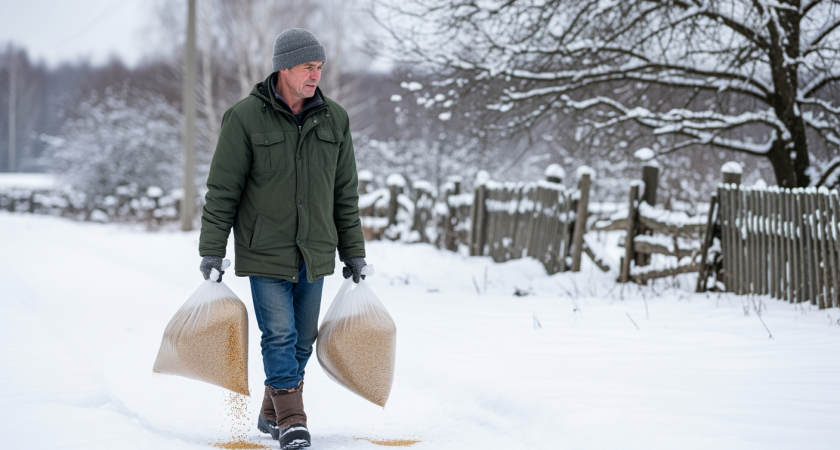 Дешевле золота: эти 3 крупы заменили мне все удобрения. Рассыпаю по зимнему участку — и огород цветет без химии весь сезон