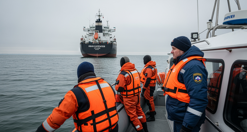 50-летний водолаз чудом спасен спустя сутки после исчезновения в ледяных водах Корсаковского порта