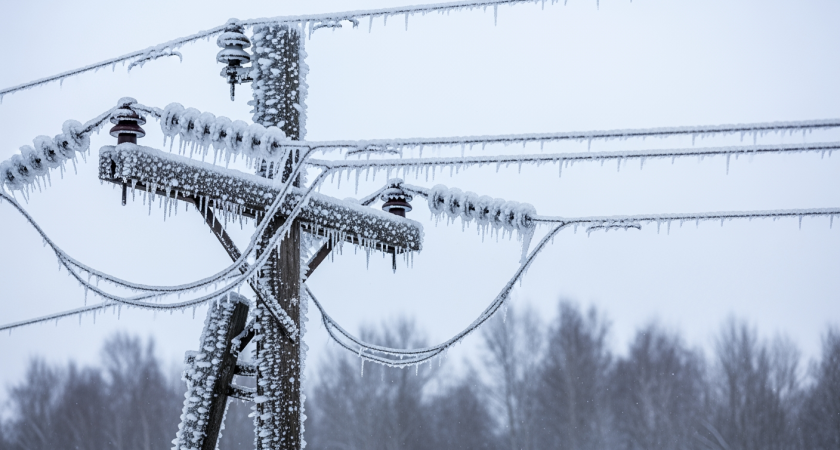 Гололед и изморозь на ЛЭП: жителей Мурманской области ждут новые отключения света