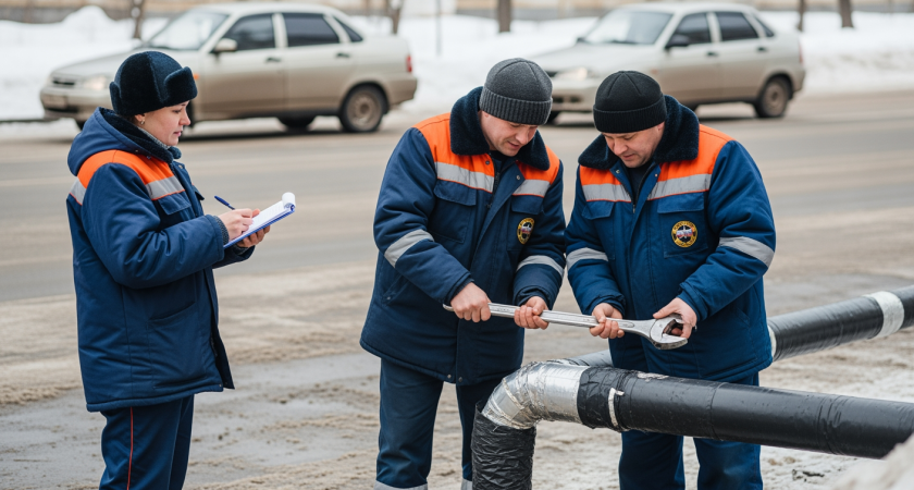 Срочно: 21 многоэтажка в центре Ульяновска осталась без отопления в зимние холода из-за прорыва на ул. Карла Либкнехта