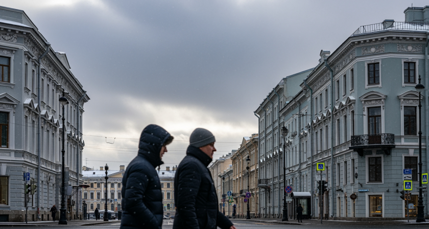 Аномальный холод: циклон с юго-запада принесёт в Петербург -12° и снегопады при низком давлении