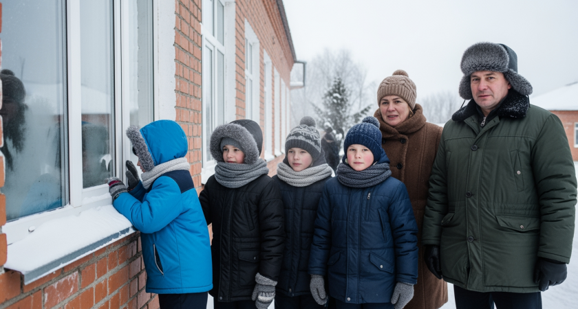«Наказание холодом»: опоздавших школьников в Мулино держали при –24°C на улице во время гимна