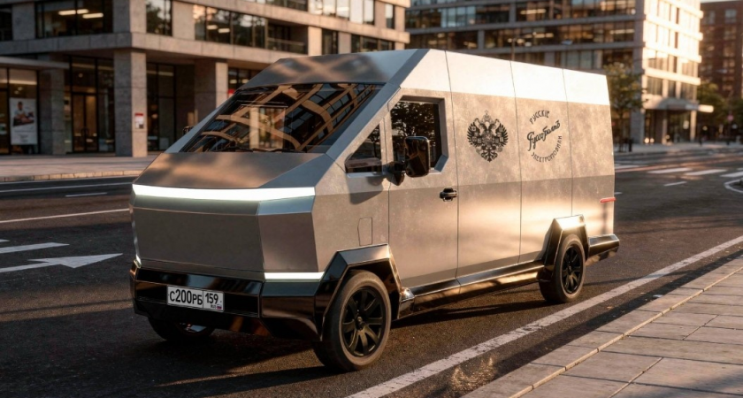 Русский «брат» Cybertruck: пермский стартап создаёт электрофургон из нержавейки с запасом хода 400 км